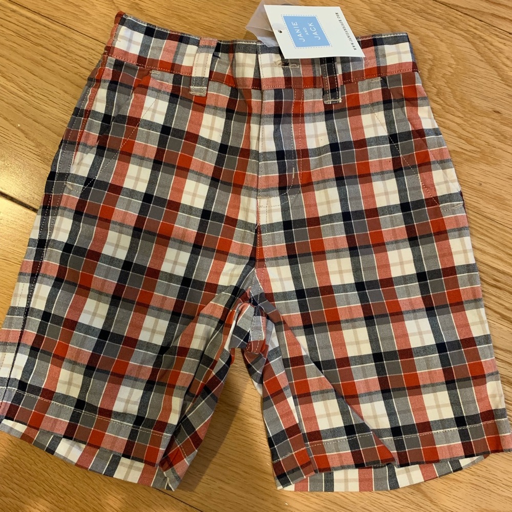 BNWT Janie and Jack Plaid Shorts